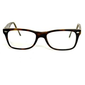 Ray-Ban RB 5228 5913 Tortoise Shell Rectangular Eyeglasses Frames 50-17-140